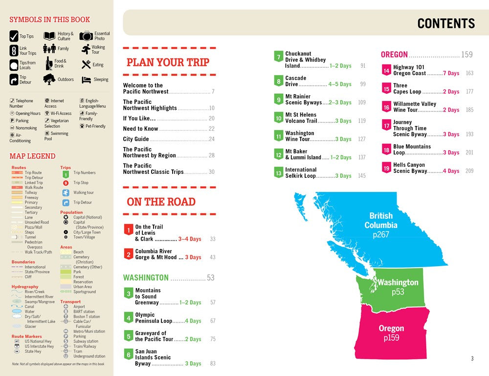 Lonely Planet Pacific Northwest's Best Trips
