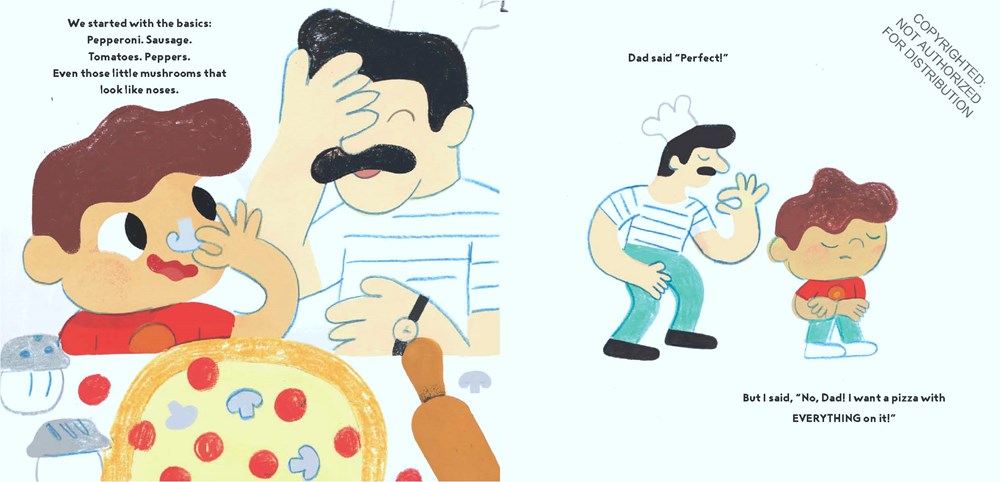 A Pizza with Everything on It