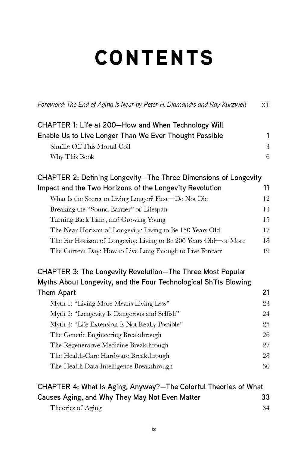 The Science and Technology of Growing Young