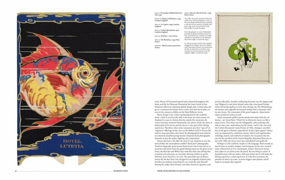 Menu Design in Europe