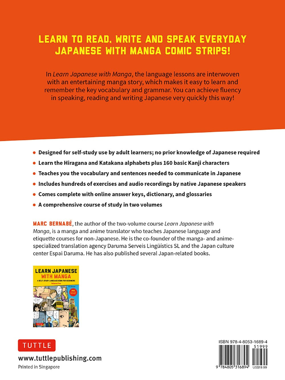 Learn Japanese with Manga Volume One