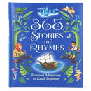 365 Stories and Rhymes - Tales of Action and Adventures: Short Nursery Rhymes, Fairy Tales and Bedtime Collections for Little Boys and Heroes