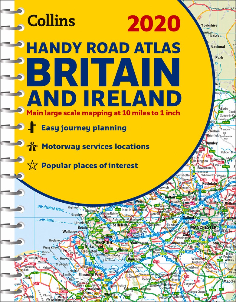 2020 Collins Handy Road Atlas Britain and Ireland