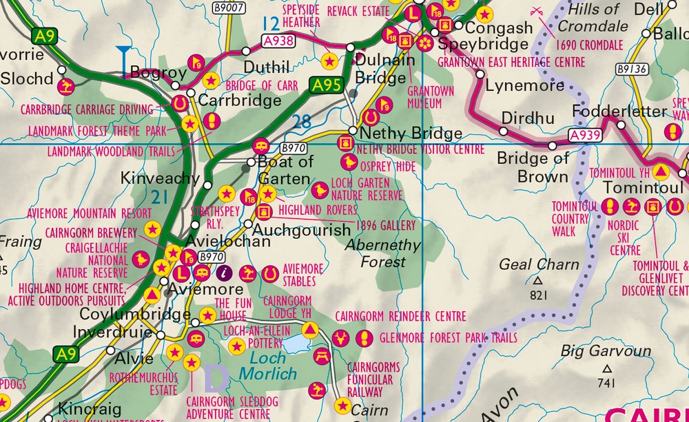 Collins Scotland Touring Map