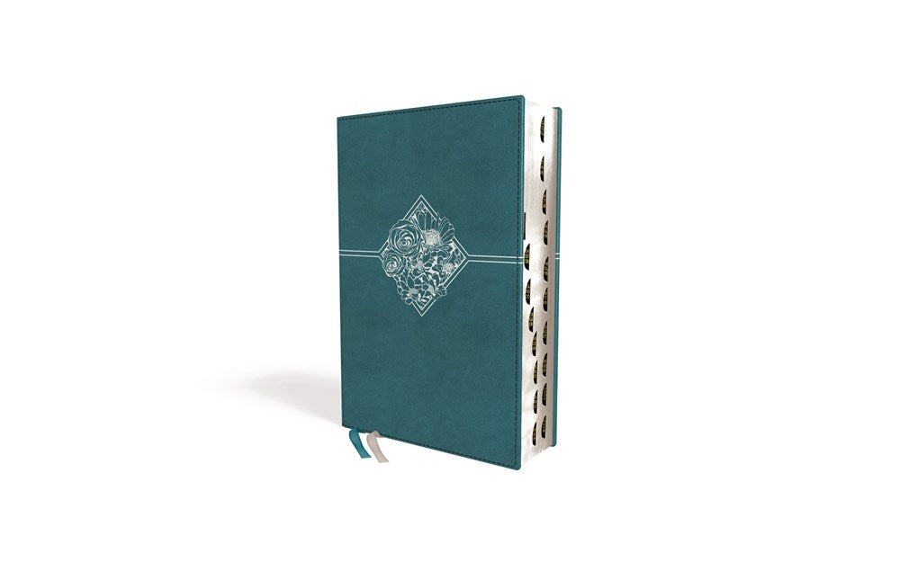 NIV, Quest Study Bible, Leathersoft, Teal, Thumb Indexed, Comfort Print