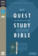 NIV, Quest Study Bible, Leathersoft, Teal, Thumb Indexed, Comfort Print