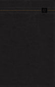 NASB, Thinline Bible, Large Print, Leathersoft, Black, Red Letter, 2020 Text, Thumb Indexed, Comfort Print