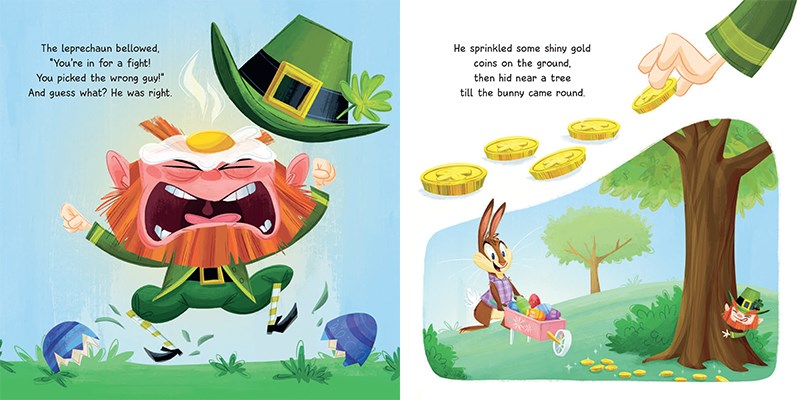 Leprechaun vs. Easter Bunny