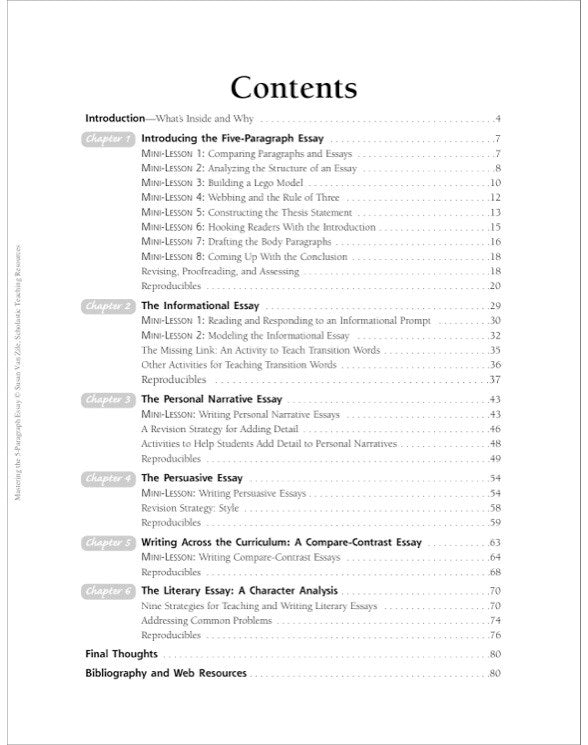 Mastering The 5-paragraph Essay