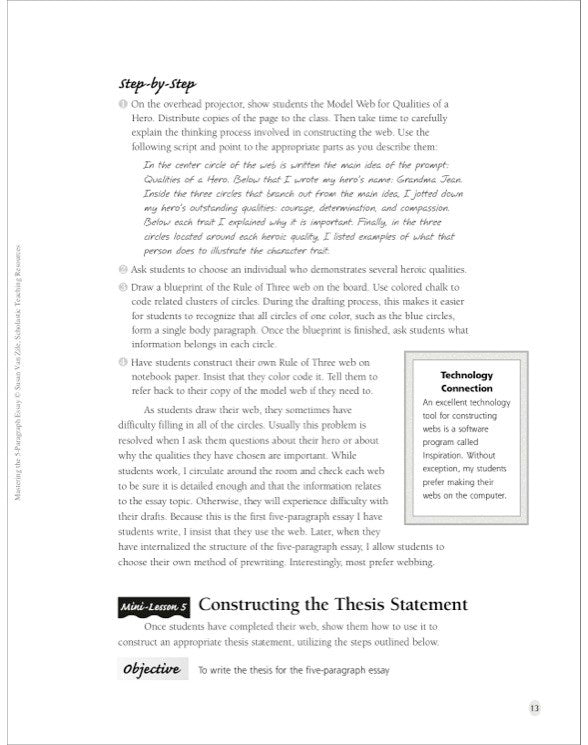 Mastering The 5-paragraph Essay