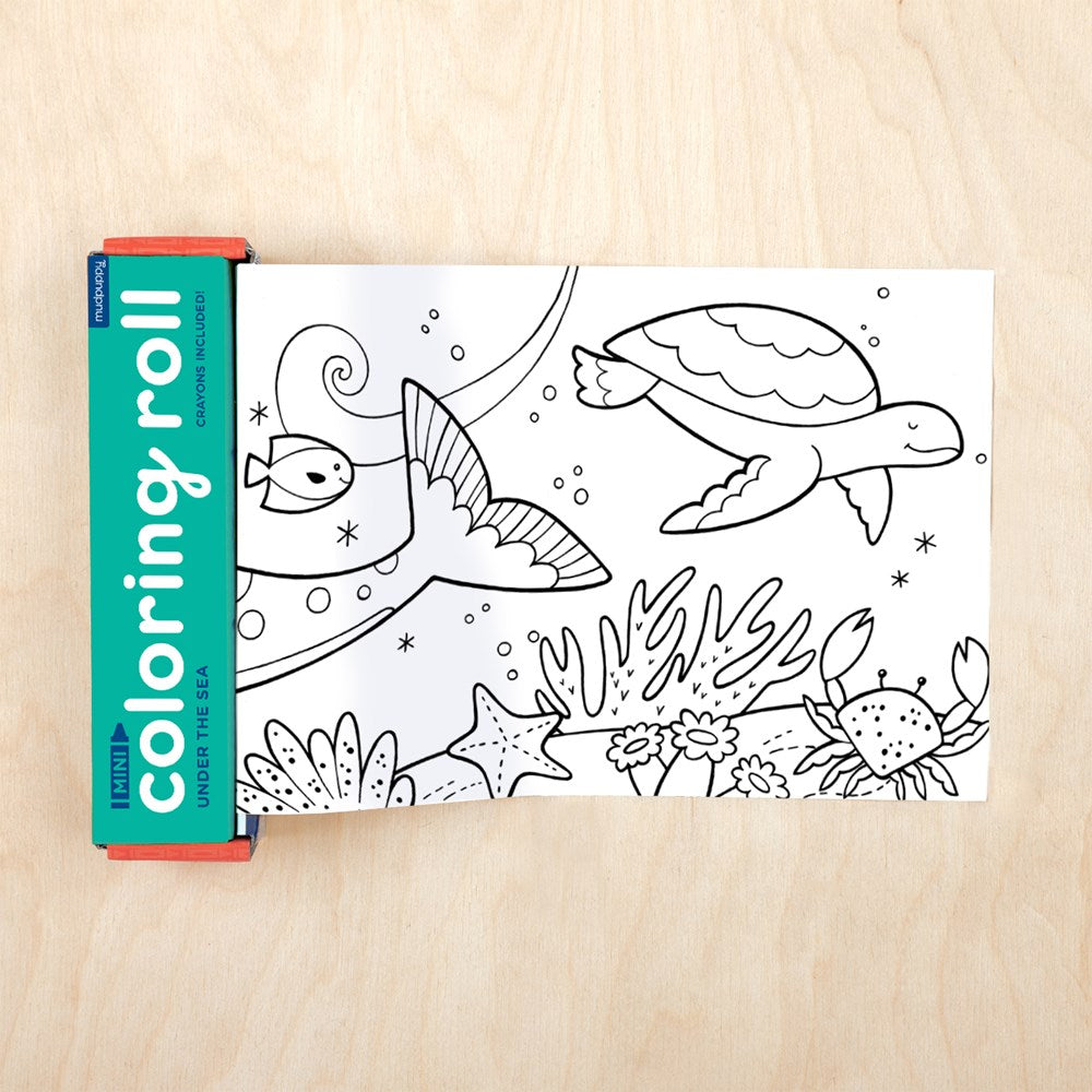 Under the Sea Mini Coloring Roll