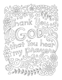 The Power of a Praying Girl Coloring Book