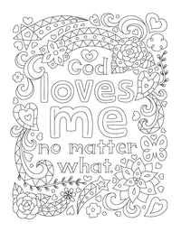 The Power of a Praying Girl Coloring Book
