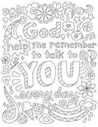 The Power of a Praying Girl Coloring Book