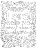 The Power of a Praying Girl Coloring Book