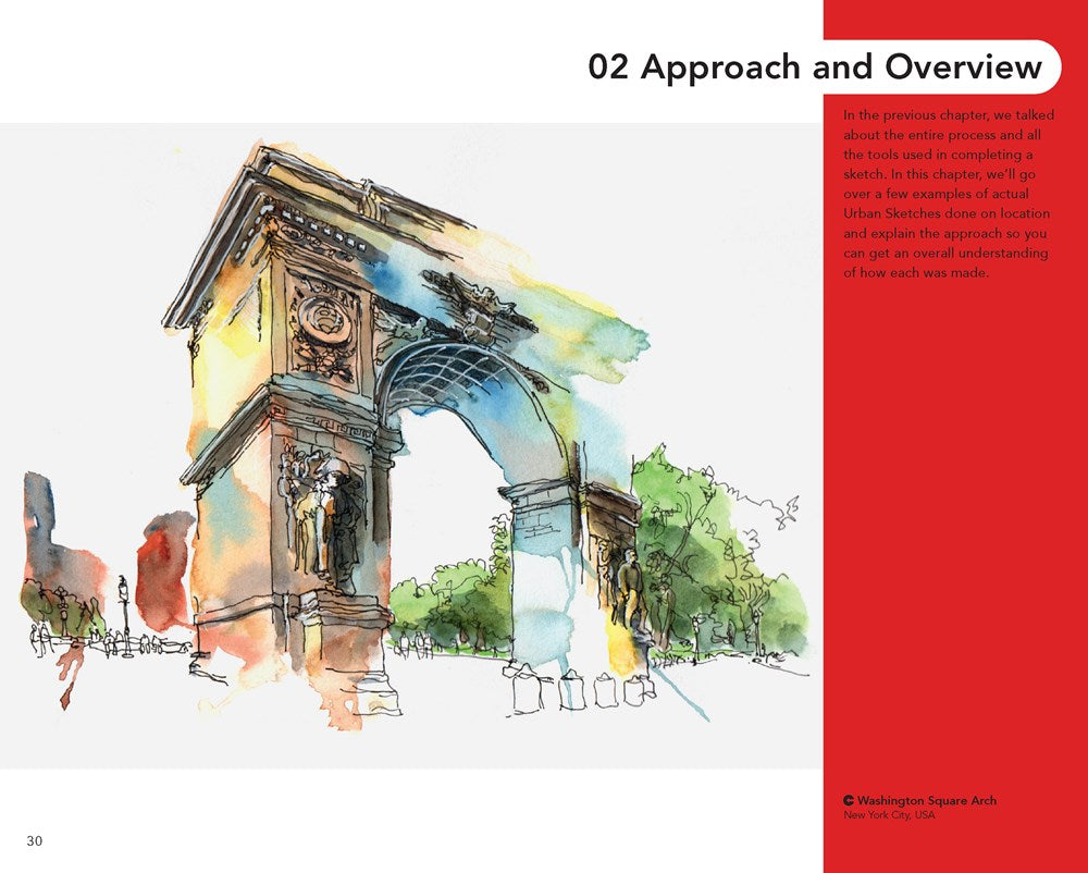 The Urban Sketching Handbook Color First, Ink Later