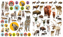 Eyelike Stickers: Wild Animals