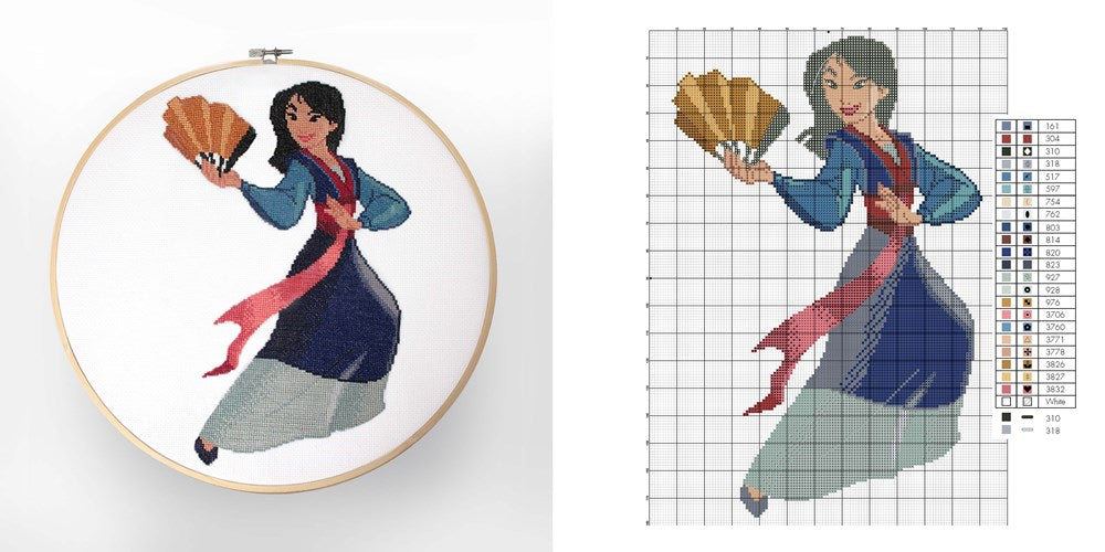 Disney Princess Cross-Stitch