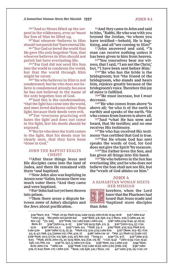 NKJV, Personal Size Reference Bible, Sovereign Collection, Leathersoft, Brown, Red Letter, Comfort Print