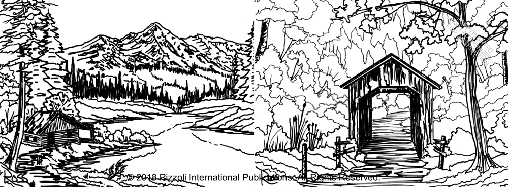 The Official Bob Ross Coloring Book