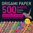 Origami Paper 500 sheets Kaleidoscope Patterns 6 (15 cm) : Tuttle Origami Paper: Double-Sided Origami Sheets Printed with 12 Different Designs (Instructions for 6 Projects Included)