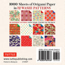 Origami Paper Washi Patterns 1,000 sheets 4" (10 cm)