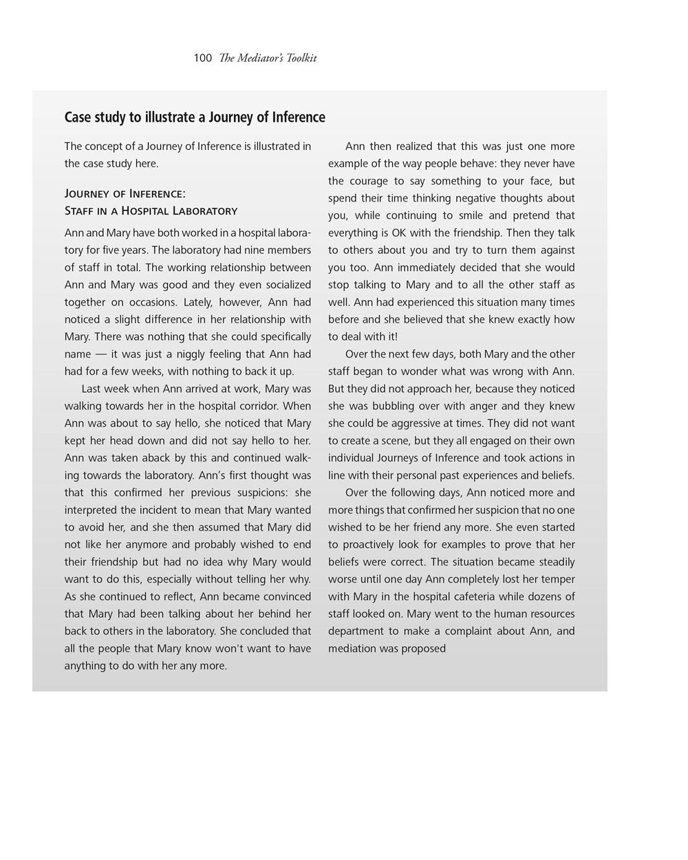 The Mediator's Toolkit