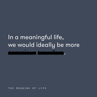 The Meaning of Life