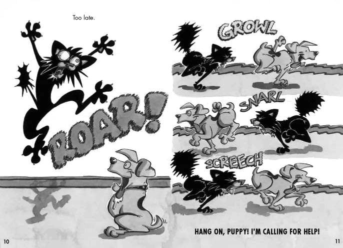Bad Kitty: Puppy's Big Day (paperback black-and-white edition)