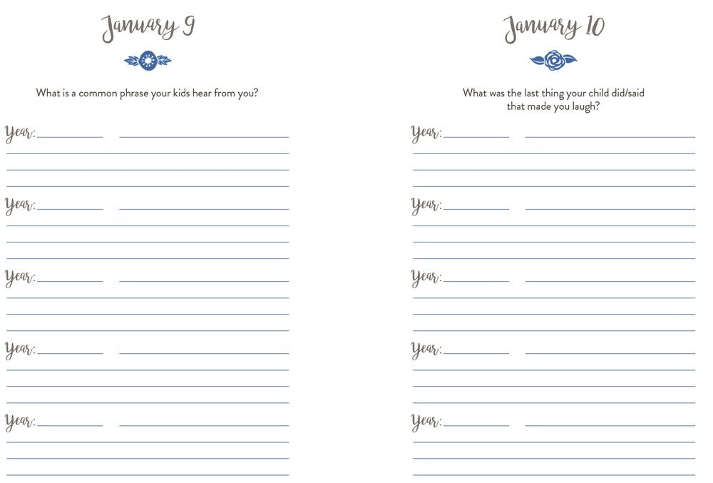 One Question a Day for Moms: A Five-Year Journal