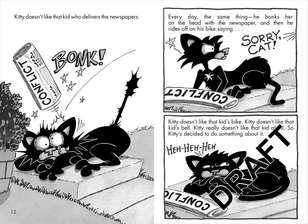 Bad Kitty: Kitten Trouble (paperback black-and-white edition)