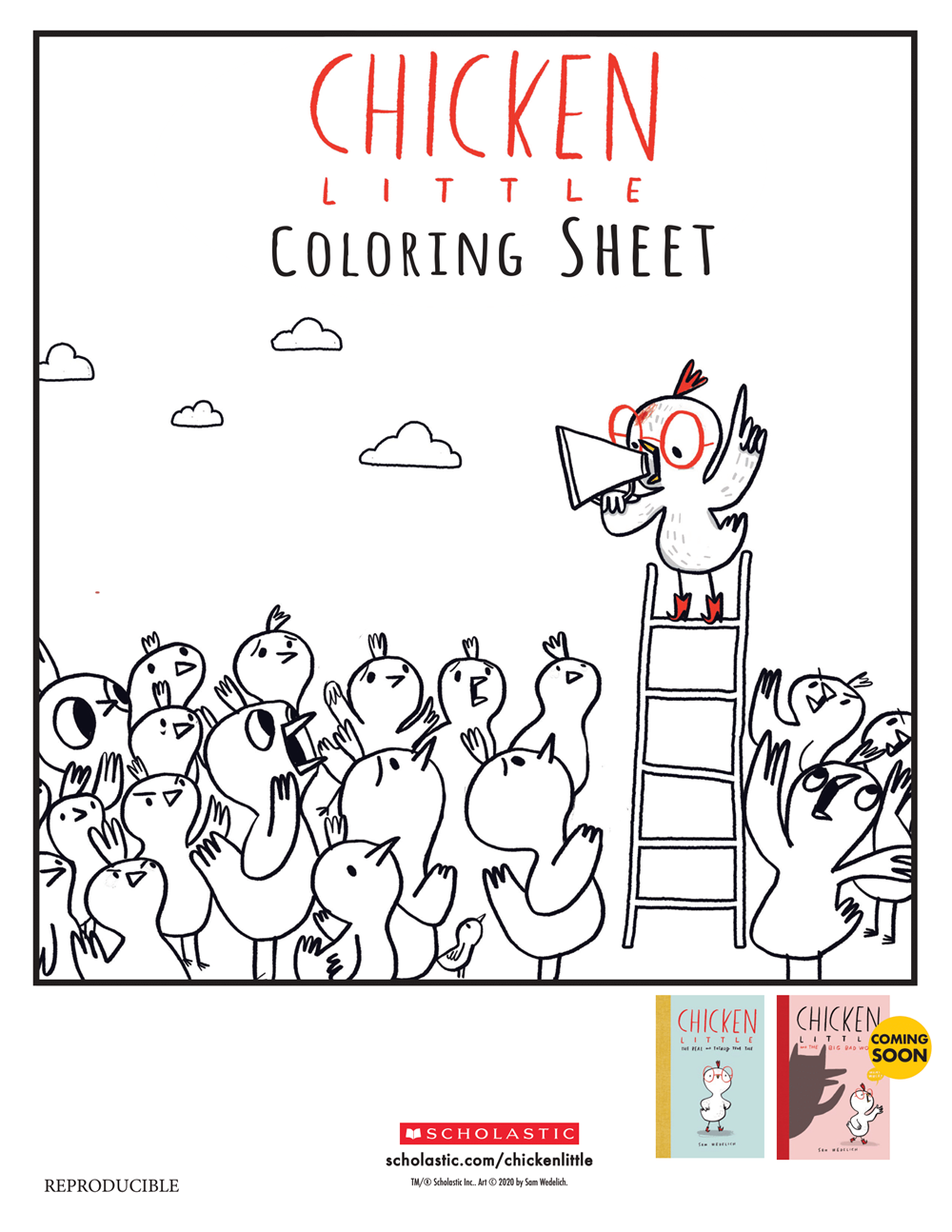 Chicken Little and the Big Bad Wolf (The Real Chicken Little)