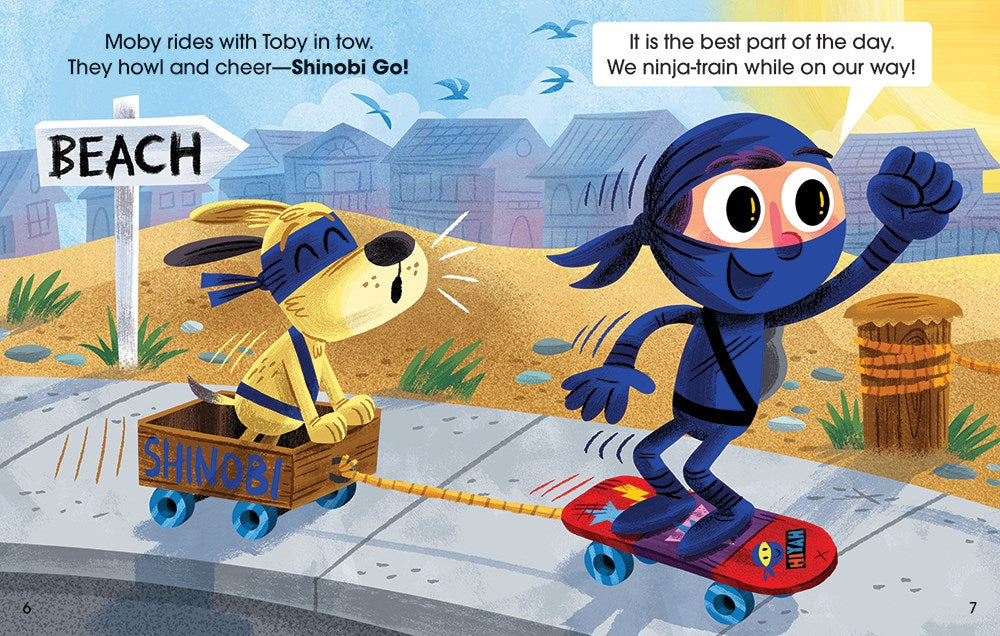 Surf's Up!: An Acorn Book (Moby Shinobi and Toby, Too! #1)