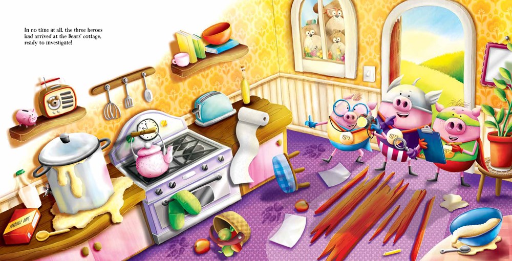 The Three Little Superpigs and Goldilocks and the Three Bears