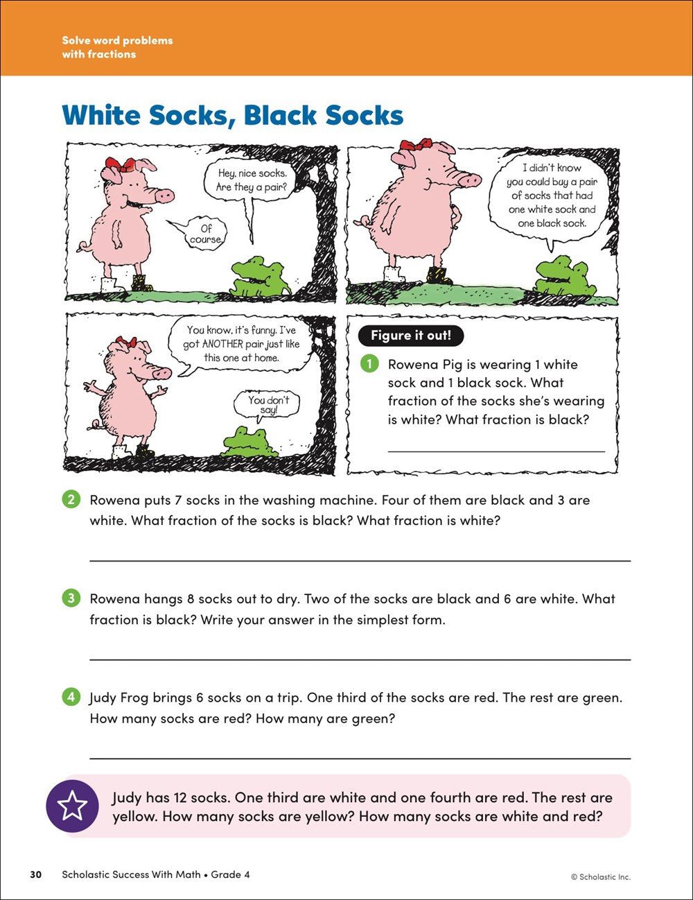 Scholastic Success with Math Grade 4 Workbook