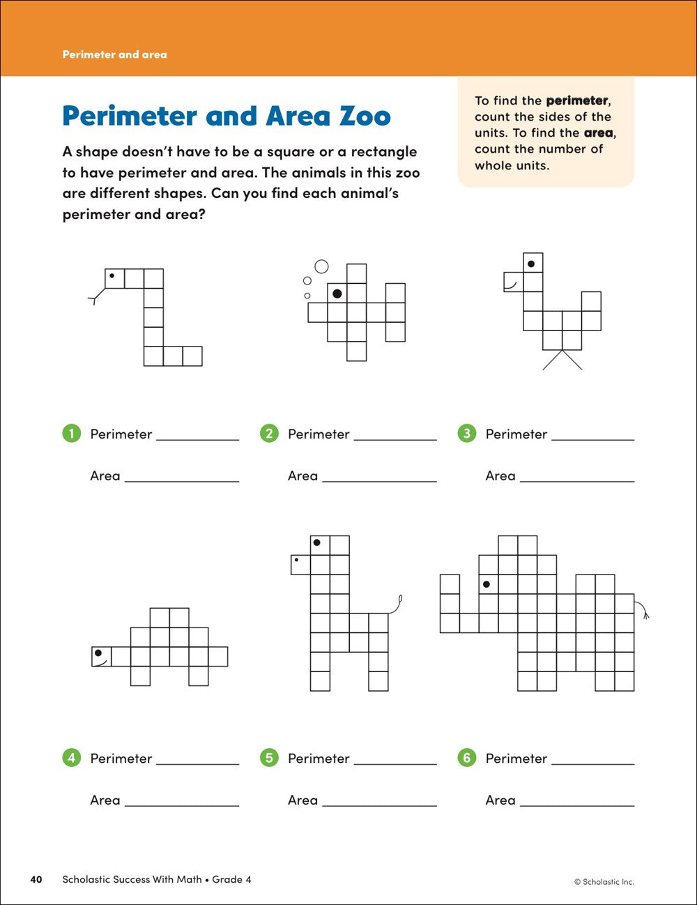 Scholastic Success with Math Grade 4 Workbook