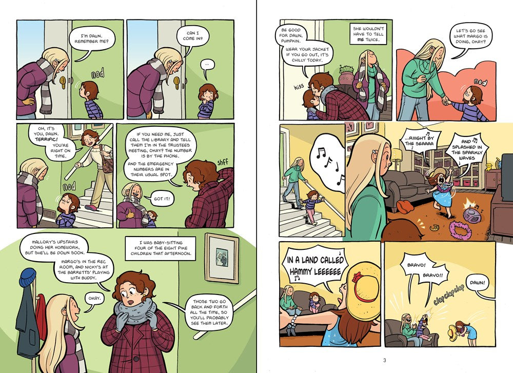 Dawn and the Impossible Three: A Graphic Novel (The Baby-Sitters Club #5)