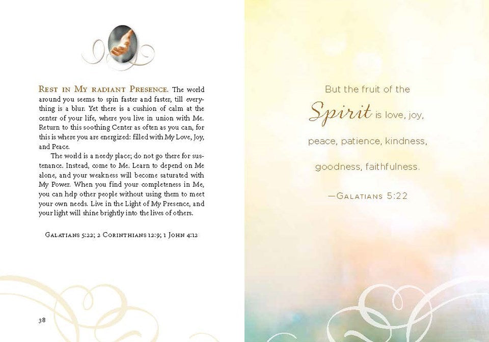 Jesus Calling, 50 Devotions for Comfort, Hardcover, with Scripture References