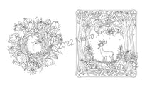 Moon Valley Coloring Book