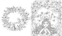 Moon Valley Coloring Book
