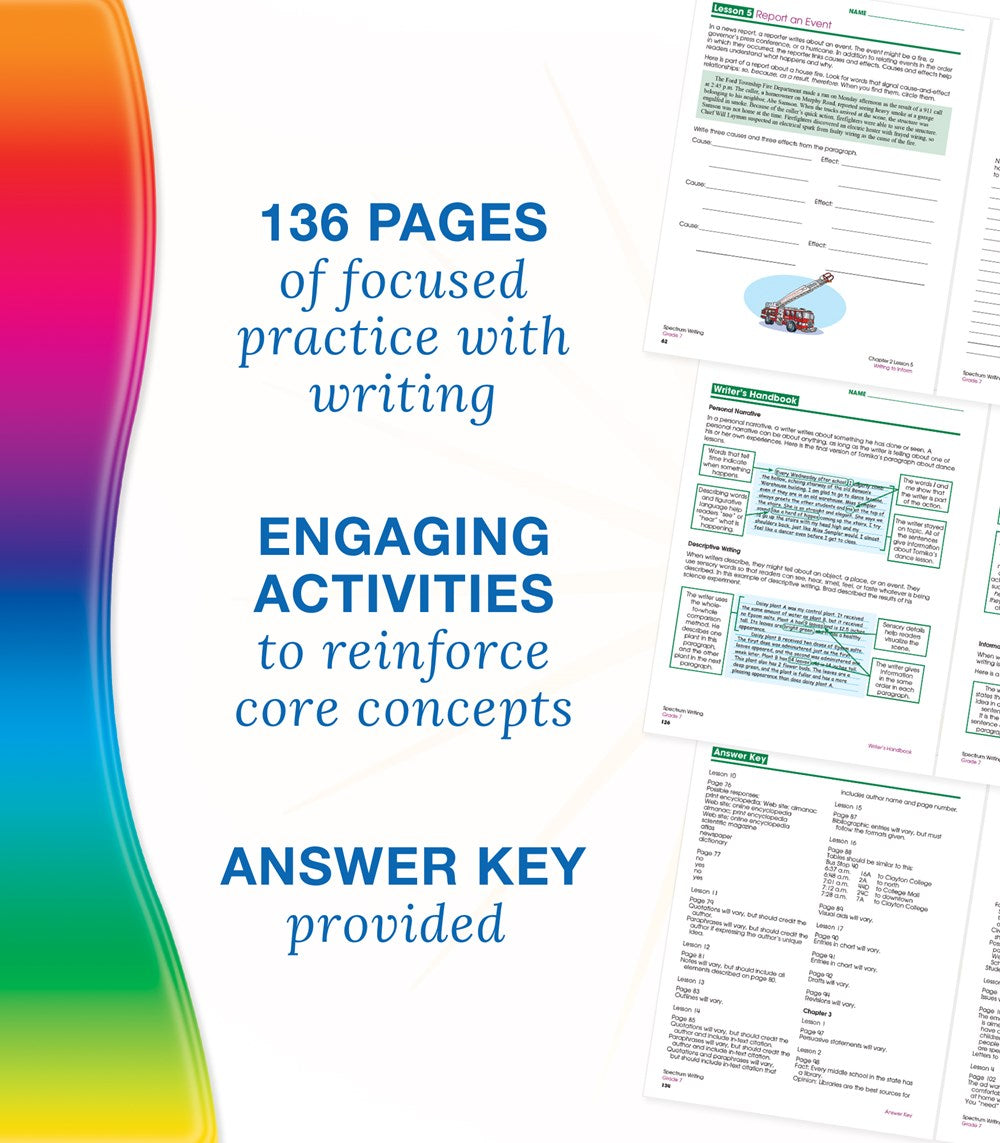 Spectrum Writing, Grade 7