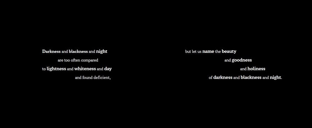 God's Holy Darkness