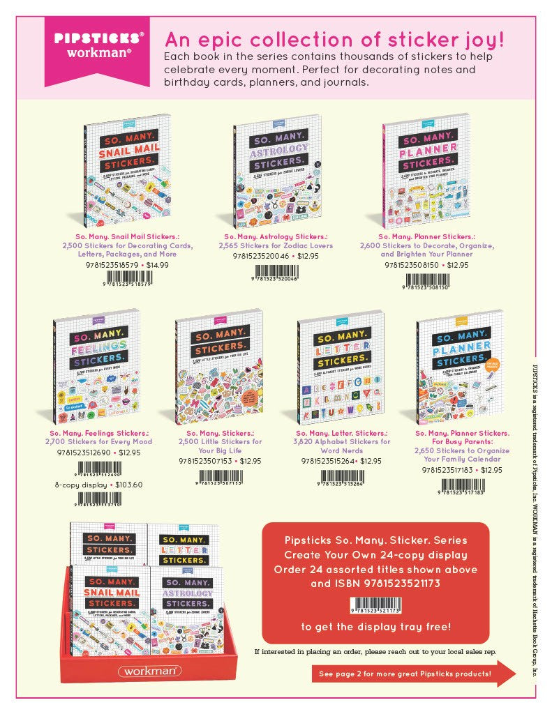 So. Many. Planner Stickers.