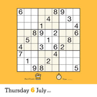 Original Sudoku Page-A-Day Calendar 2023