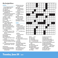 The New York Times Crossword Page-A-Day Calendar 2023