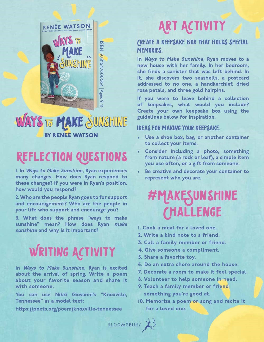 Ways to Make Sunshine