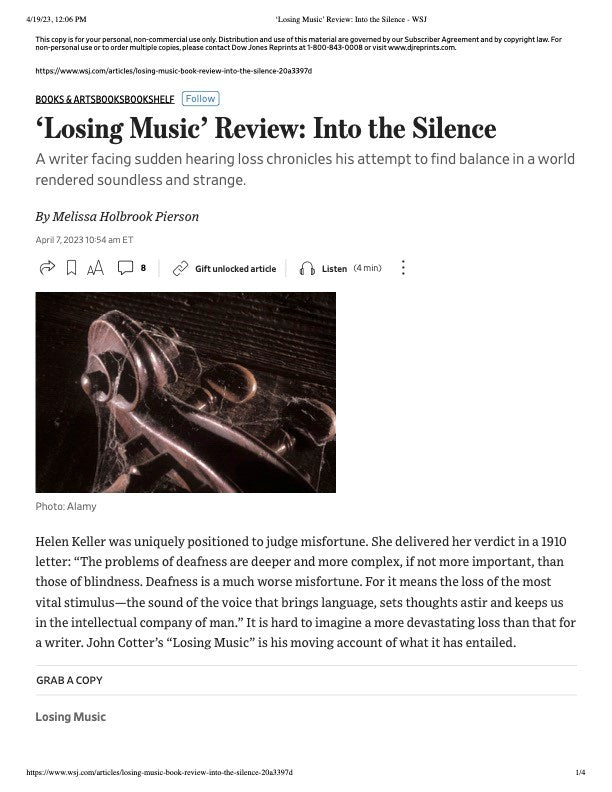Losing Music