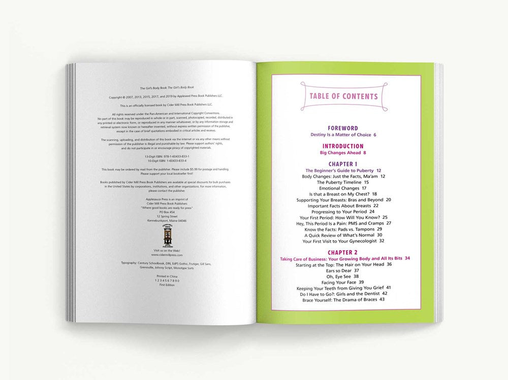 The Girl's Body Book (Fifth Edition): Everything You Need to Know for a Healthy, Happy YOU! (Boys & Girls Body Books)