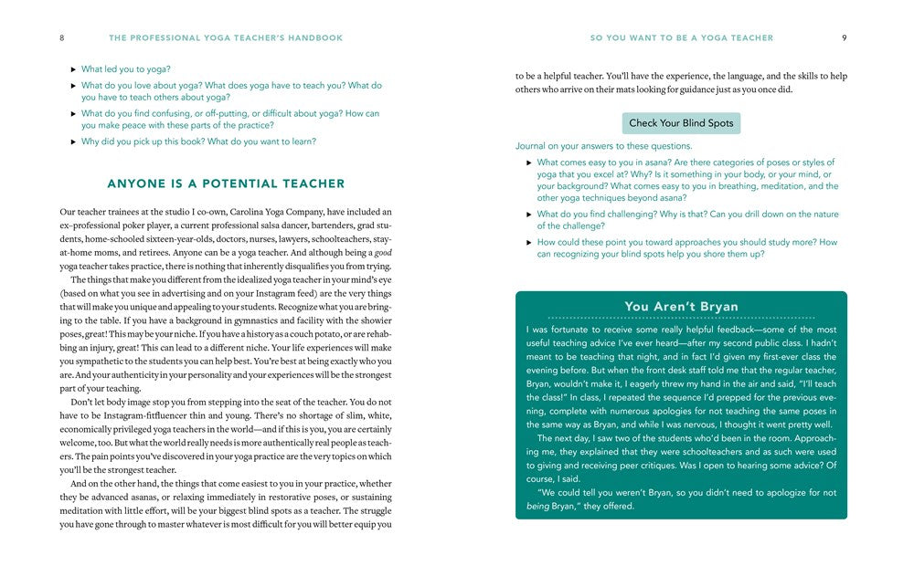 The Professional Yoga Teacher's Handbook