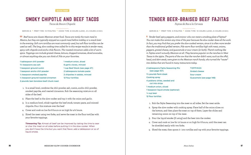 Mexican Slow Cooker Cookbook